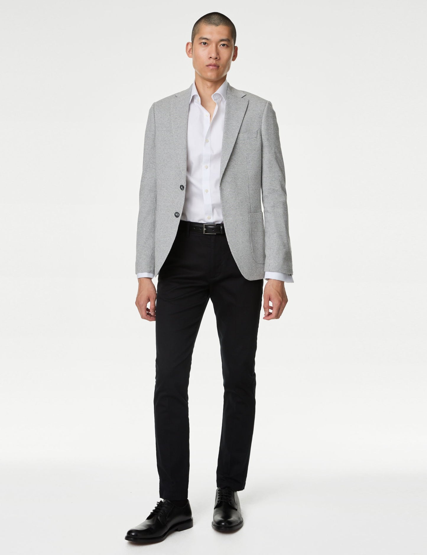 Tailored Fit Pamuklu Puppytooth Blazer Ceket
