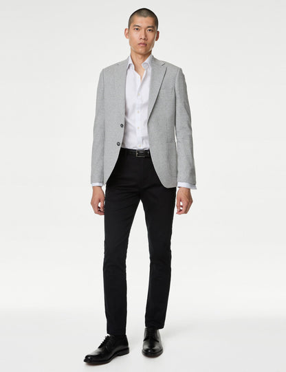 Tailored Fit Pamuklu Puppytooth Blazer Ceket