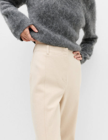 Yüksek Bel Wide Leg Pantolon