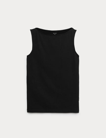 Pamuk Karışımlı Slim Fit Üst