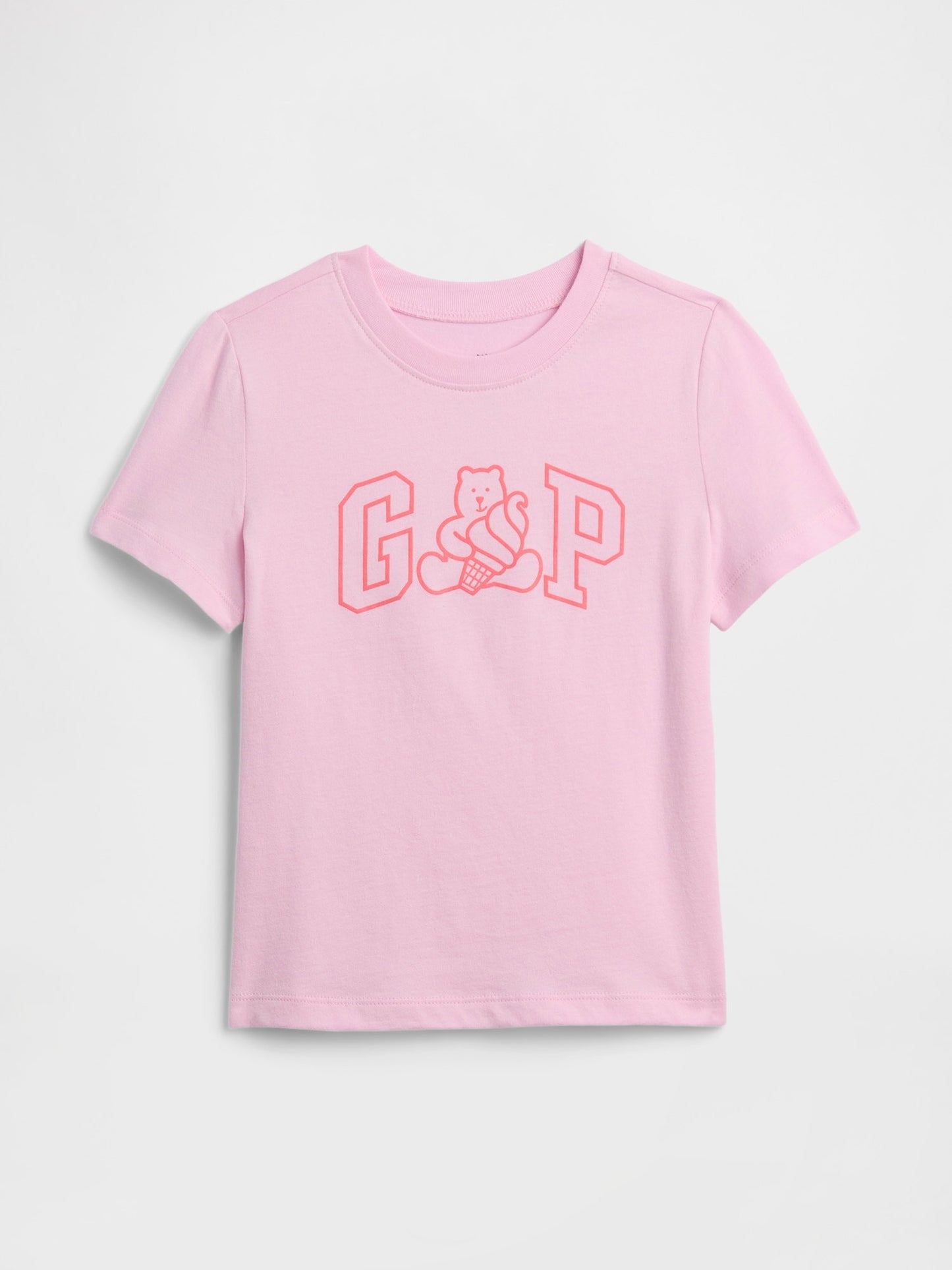 Açık Pembe Grafik Baskılı T-shirt