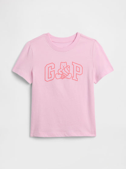 Açık Pembe Grafik Baskılı T-shirt