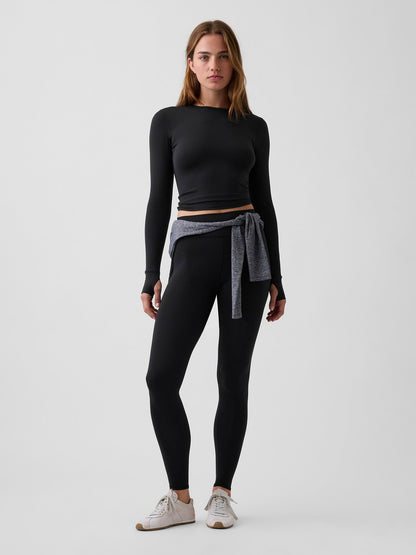 Siyah Gapfit Smooth High Rise Tayt