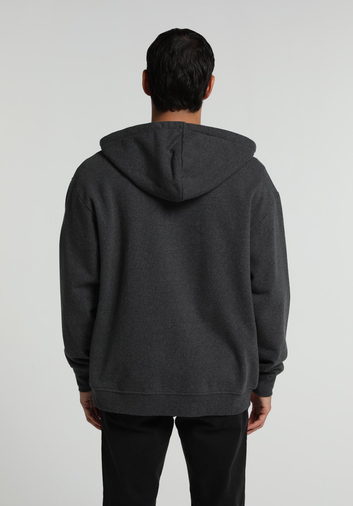 Oversize Fit Erkek Antrasit Sweatshirt