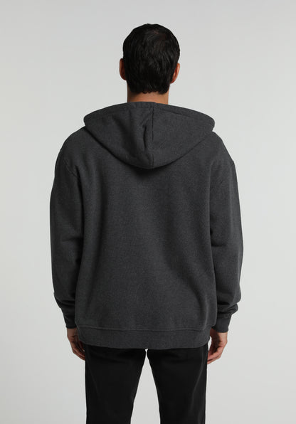 Oversize Fit Erkek Antrasit Sweatshirt