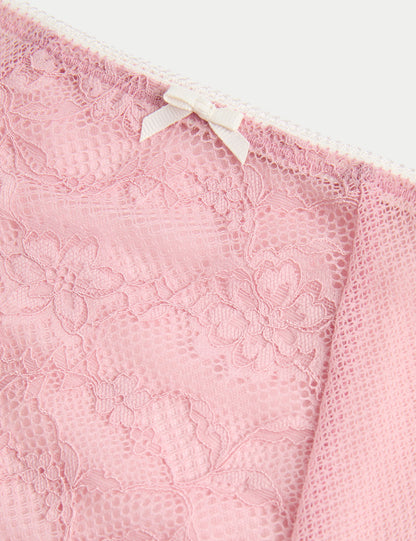 3’lü Dantelli Full Brief Külot