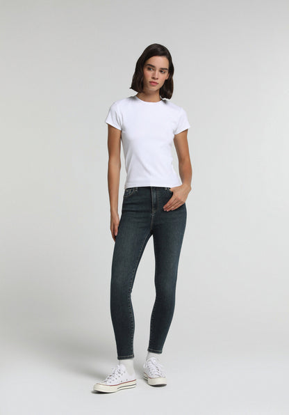 Skinny Fit Kadın Koyu Indigo Jean Pantolon