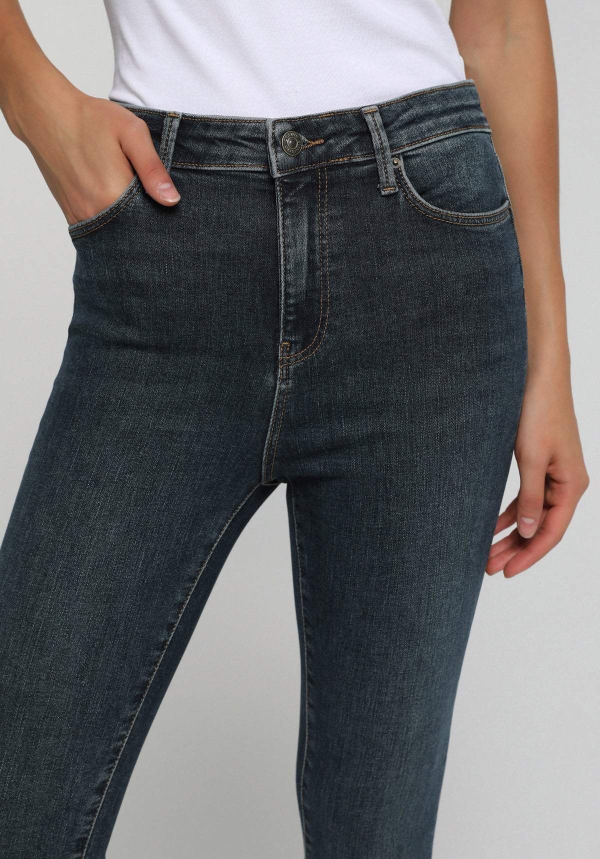 Skinny Fit Kadın Koyu Indigo Jean Pantolon