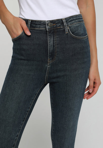 Skinny Fit Kadın Koyu Indigo Jean Pantolon