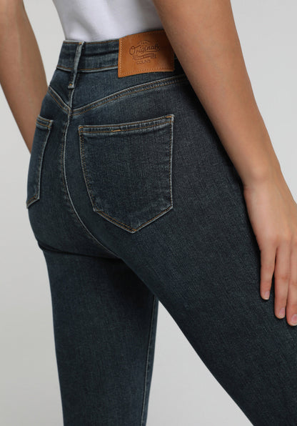 Skinny Fit Kadın Koyu Indigo Jean Pantolon