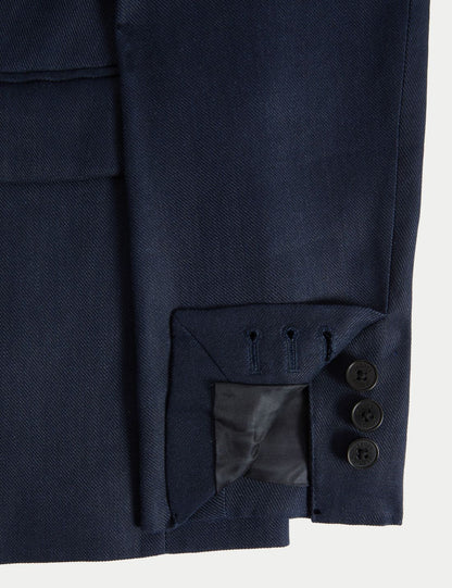 Regular Fit Keten Blazer Ceket