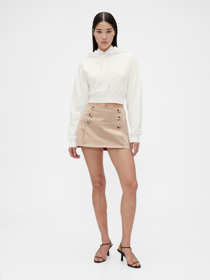Bej Gapstudio Twill Sailor Şort Etek