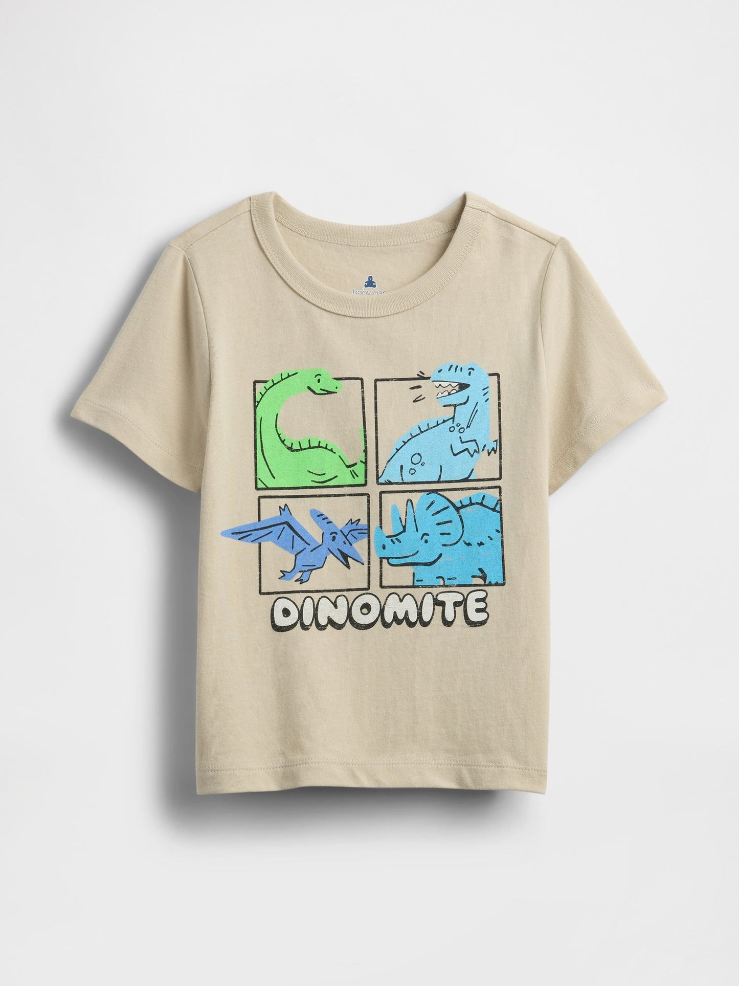 Bej Mix & Match Grafik T-shirt