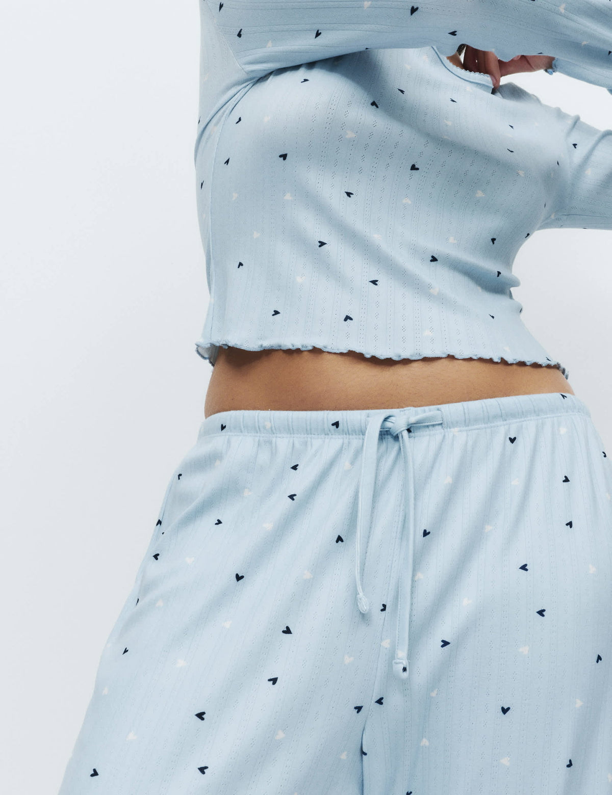 Desenli Pijama Takımı