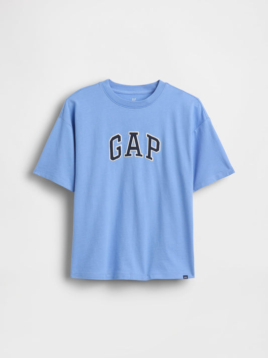 Açık Mavi Arch Logo T-shirt