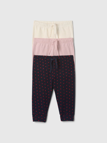 Pembe First Favorites Pull-on 3'lü Pantolon Seti