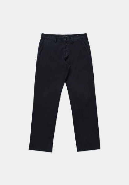 Regular Fit Orta Bel Düz Paça Cepli Erkek Lacivert Pantolon