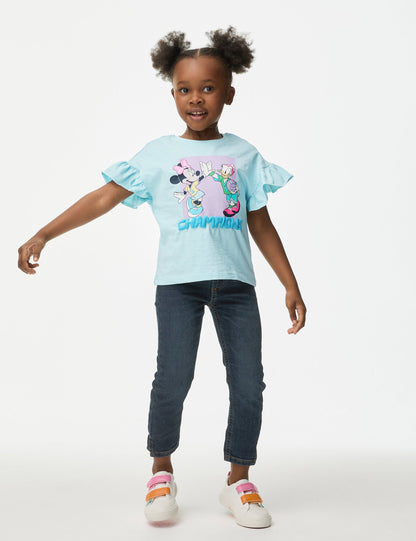 Saf Pamuklu Minnie Mouse:trade_mark: T-shirt (2-7 Yaş)