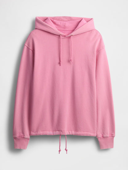Pembe Gap Logo Kapüşonlu Sweatshirt