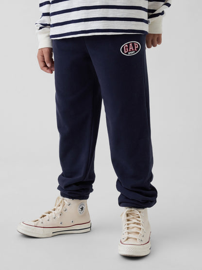 Lacivert Vintagesoft Terry Sport Logo Jogger Eşofman Altı