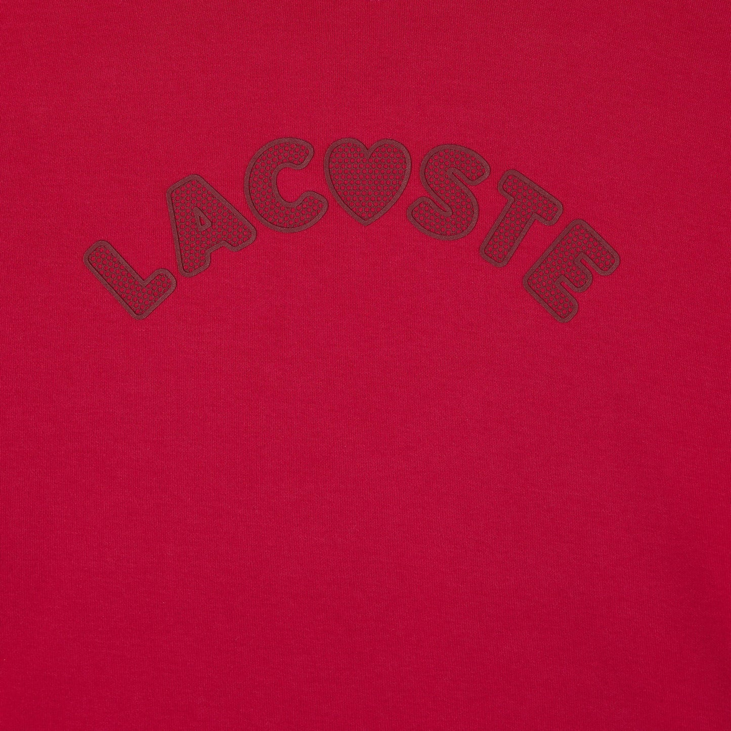 Lacoste Çocuk Uzun Kollu Bisiklet Yaka Baskılı Pembe T-shirt