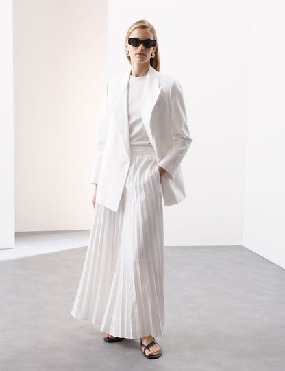 Linen Pleat Pantolon