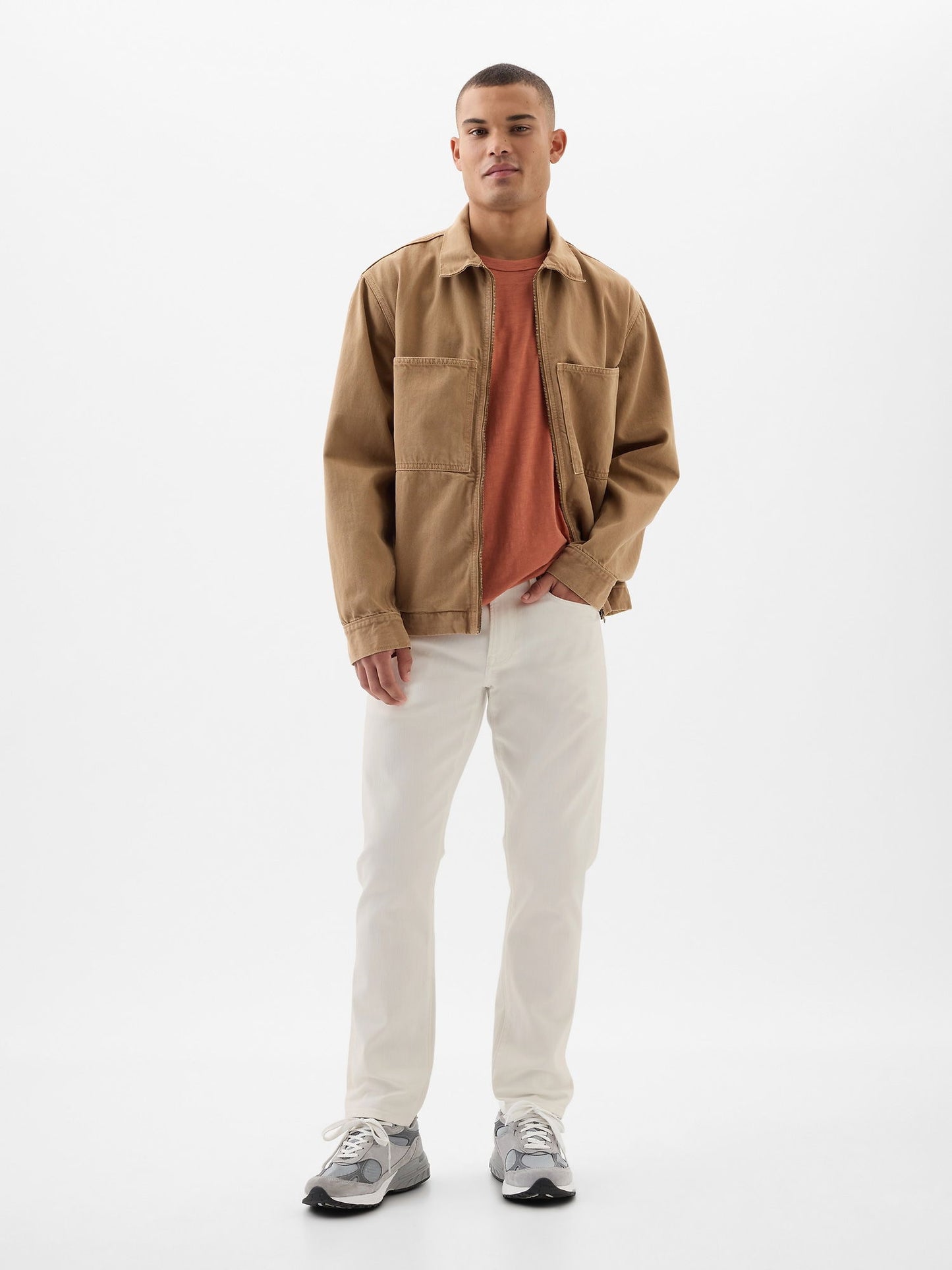Beyaz Kırık Beyaz Washwell™ Slim Soft Jean