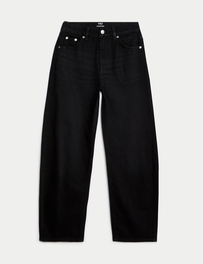 Mid Rise Rahat Kalıp Horseshoe Jean