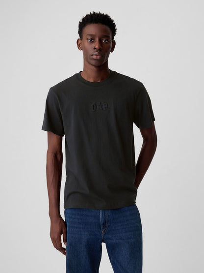 Siyah Mini Gap Arch Logo T-shirt
