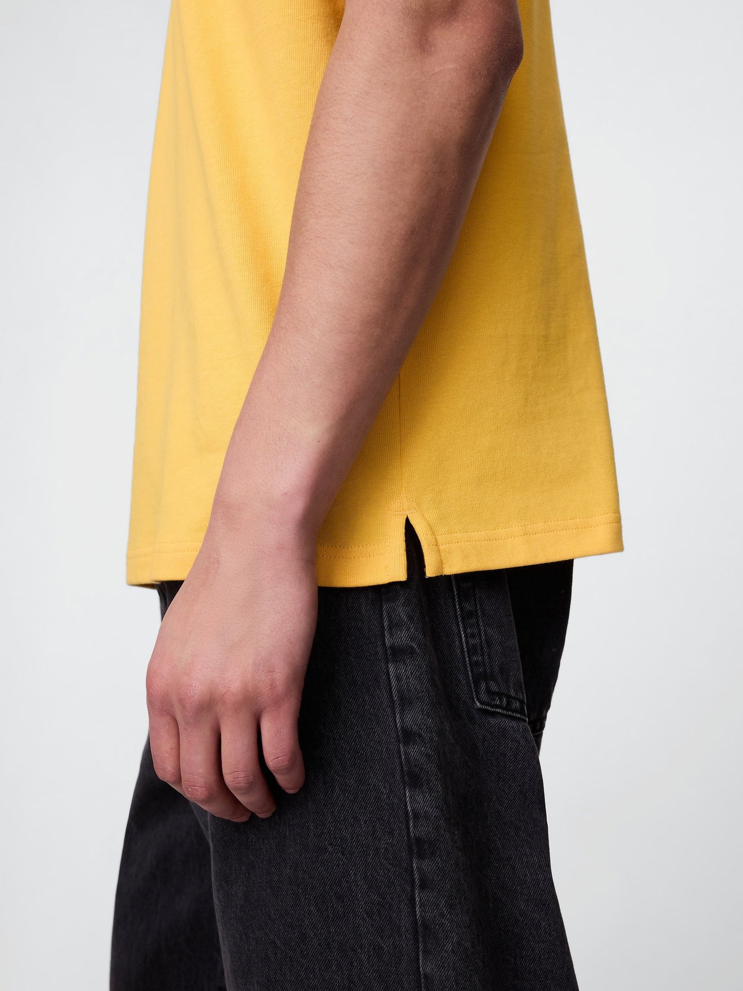 Sarı Gap Logo Oversize T-shirt