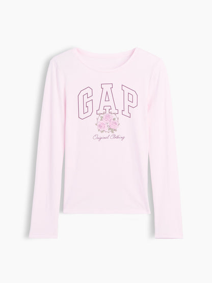Açık Pembe Gap Logo T-shirt