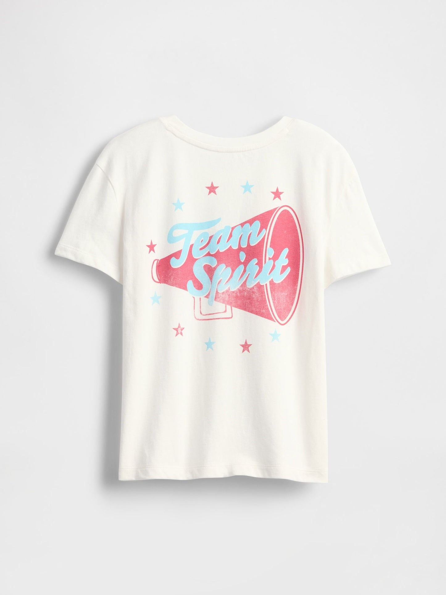 Beyaz Grafik Baskılı T-shirt