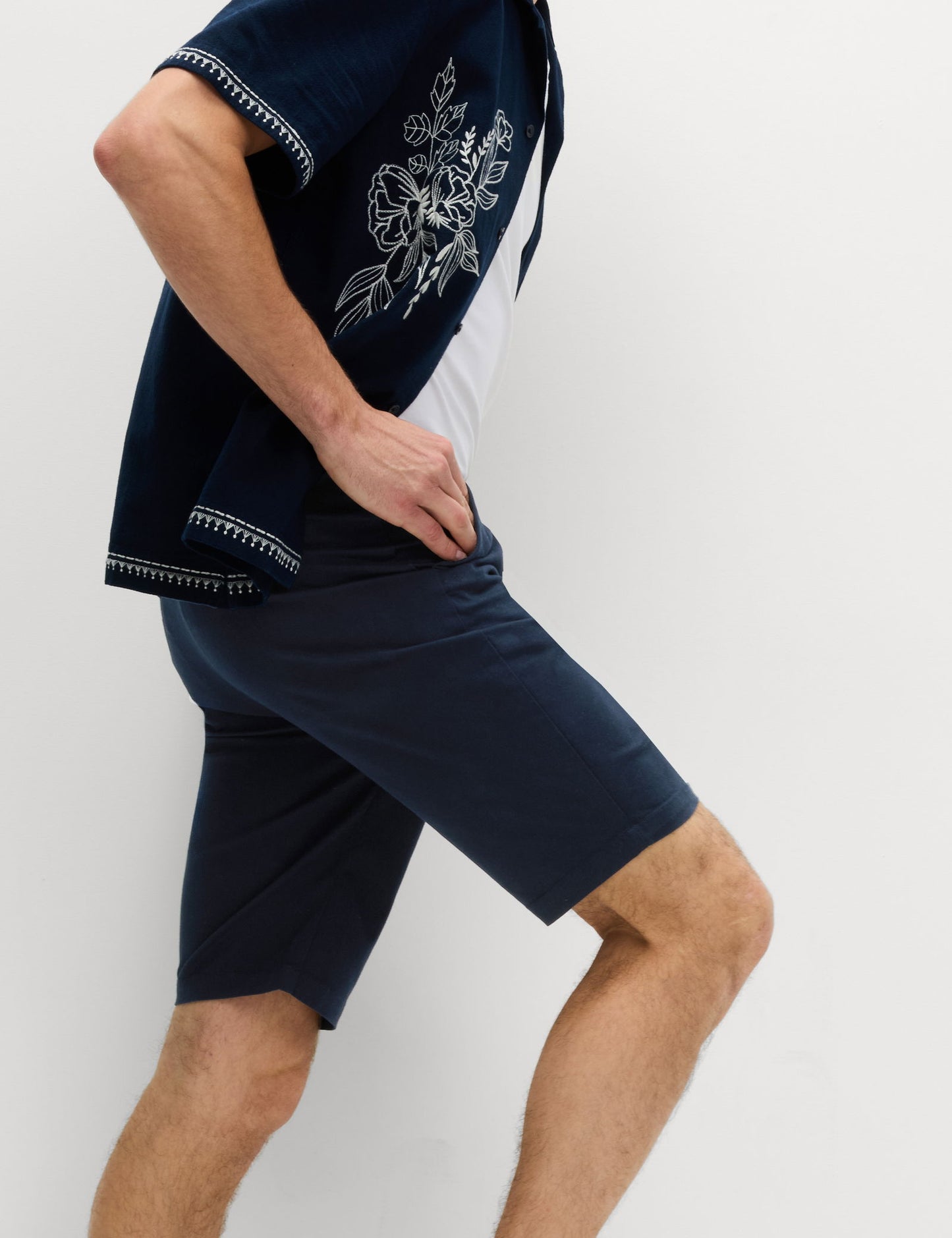 Regular Fit Streç Chino Şort