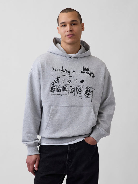 Gri Jean-michel Basquiat Heavyweight Sweatshirt