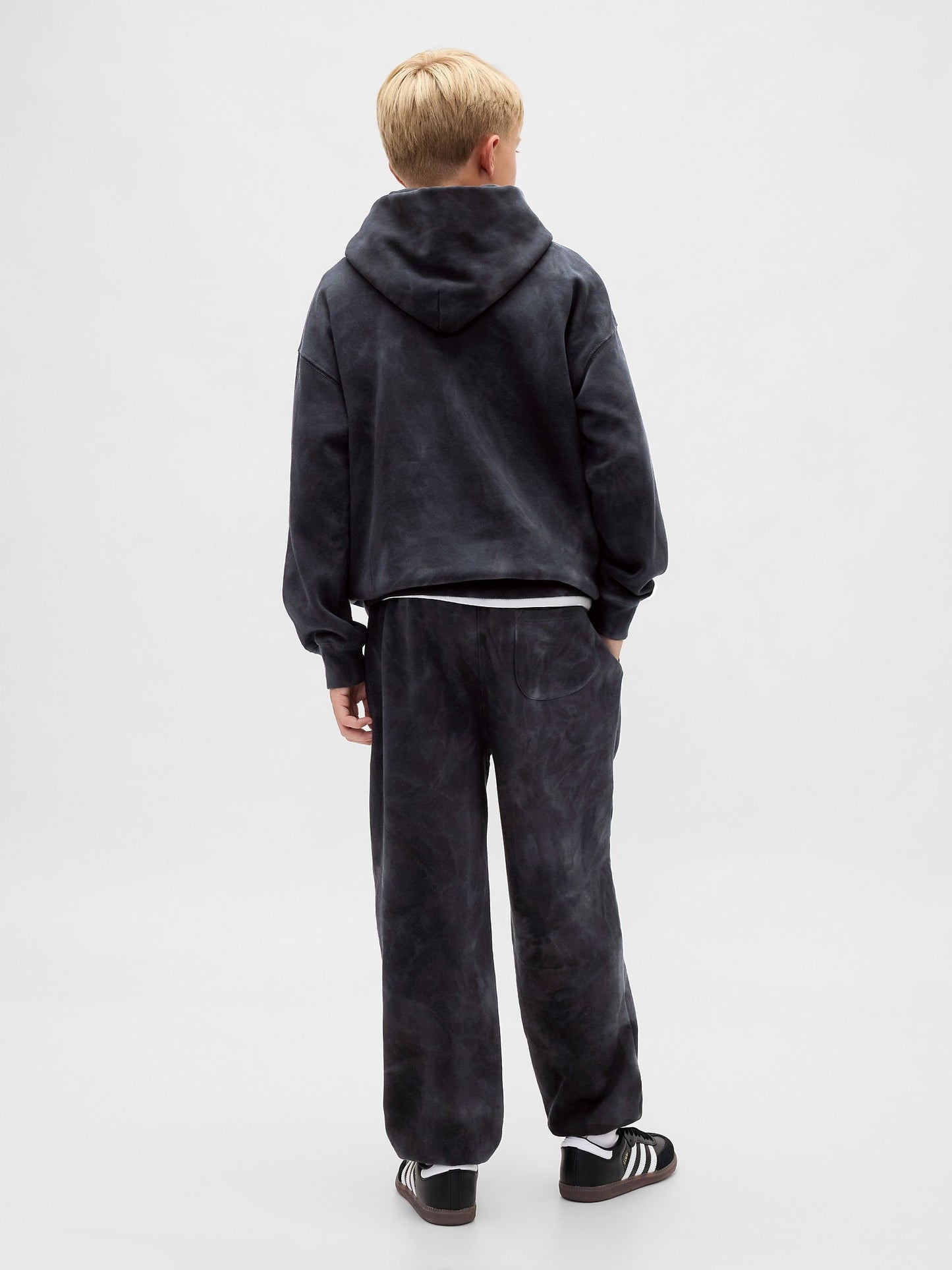 Siyah Gap × Disney Tim Burton’s The Nightmare Before Christmas Vintagesoft Skull Baggy Jogger Eşofman Altı