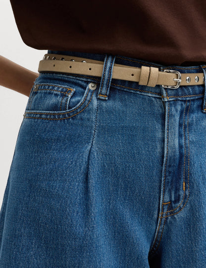 Pamuklu Denim Şort