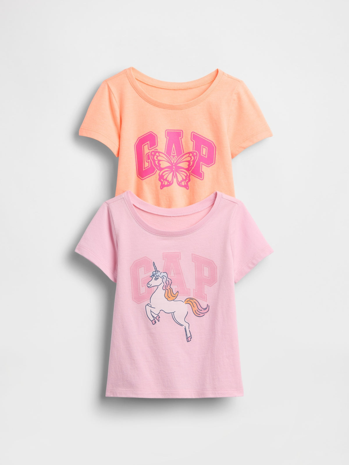 Turuncu Grafik Baskılı T-shirt (2’li)