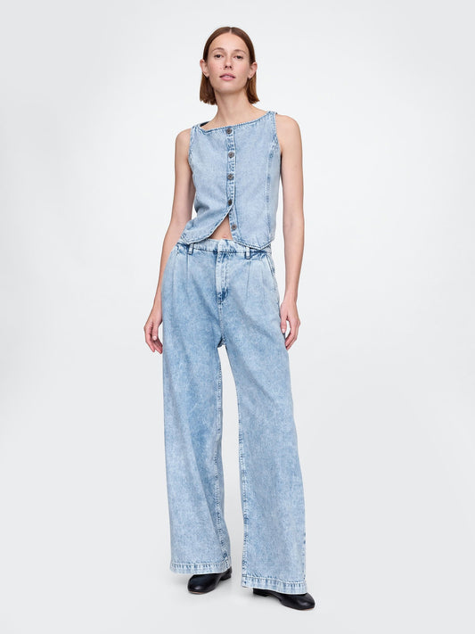 Mavi 365 High Rise Ultrasoft Pileli Denim Pantolon