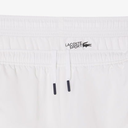 Lacoste Erkek Regular Fit Fermuarlı Renk Bloklu Beyaz Eşofman Takımı
