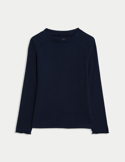Pamuklu Uzun Kollu T-shirt