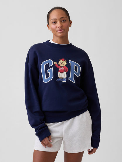 Lacivert Relaxed Brannan Bear Gap Logo Sweatshirt