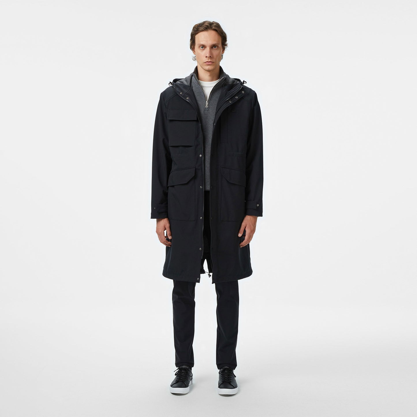 Lacoste Erkek Siyah Mont