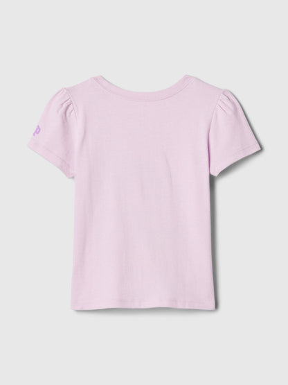Pembe Gap Logo Garfield Grafikli T-shirt