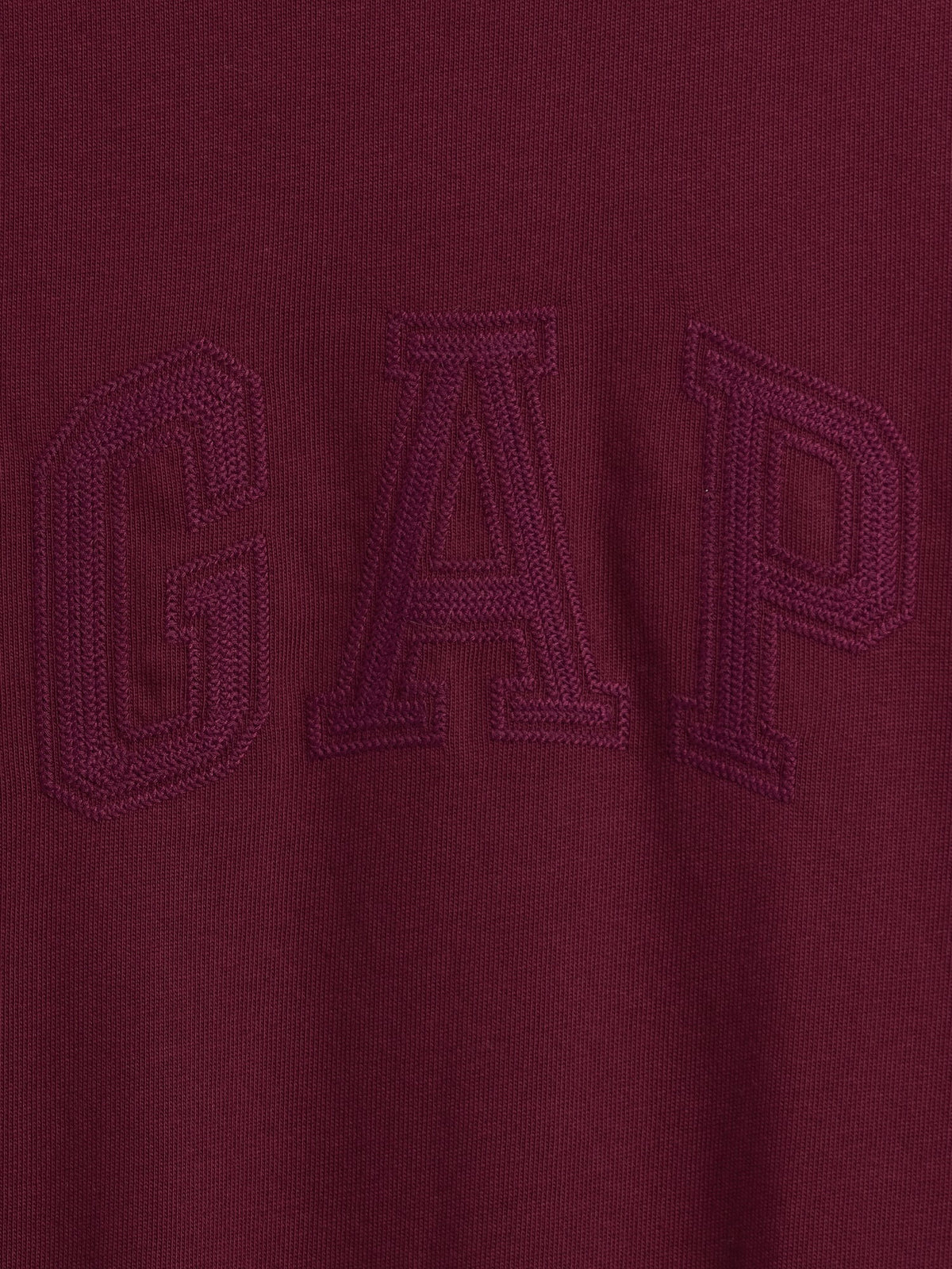 Mor Heavyweight Relaxed Gap Logo Crop T-shirt