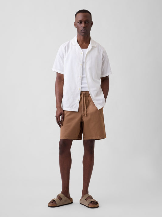 Açık Kahverengi 7 Essential Pull-on Khaki Şort