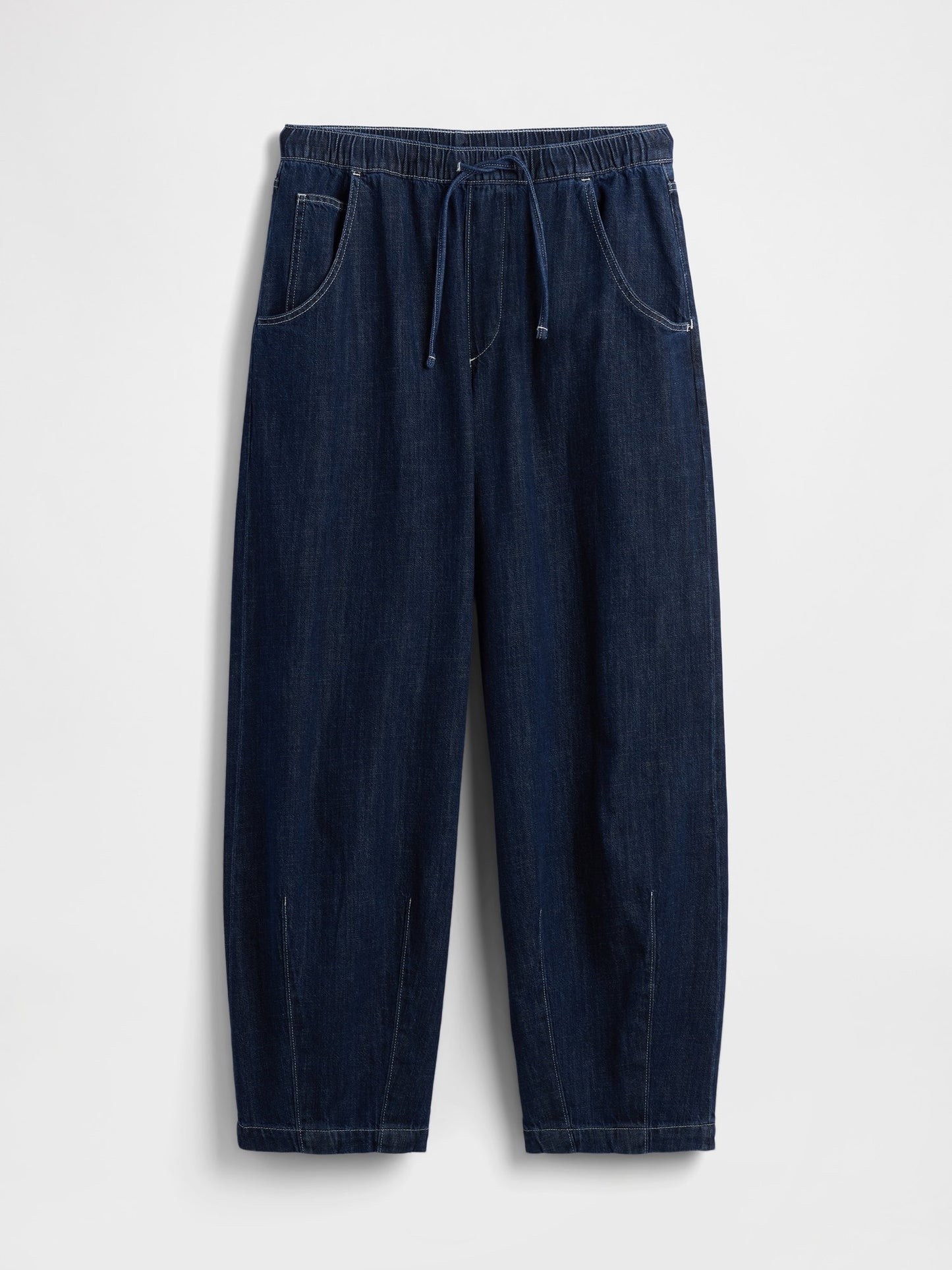Koyu Mavi Extra Baggy Easy Jean Pantolon
