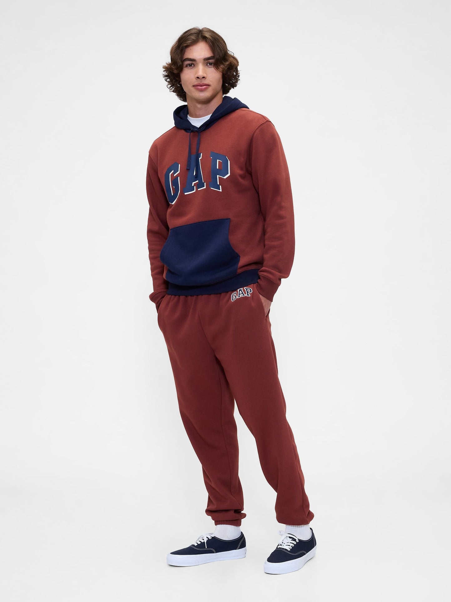 Kırmızı Relaxed Gap Logo Jogger Eşofman Altı