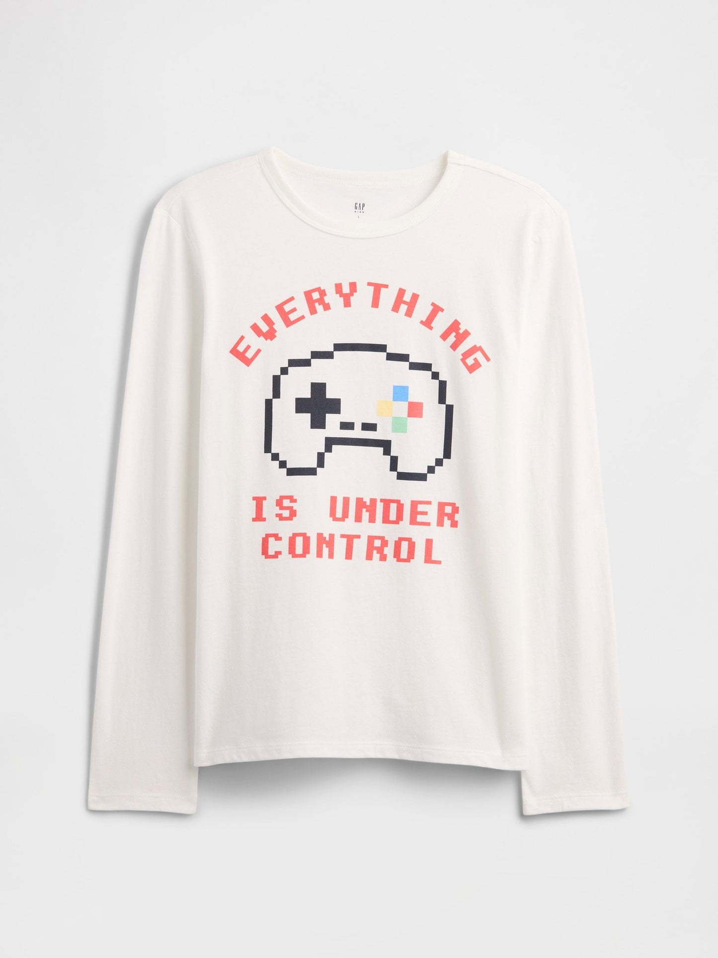 Beyaz Grafik Baskılı T-shirt