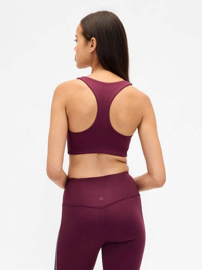 Bordo Gapfit Power Medium Impact Spor Sütyeni