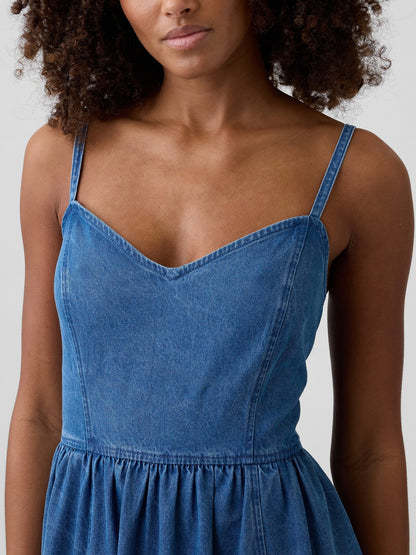 Mavi Sweetheart Maxi Elbise